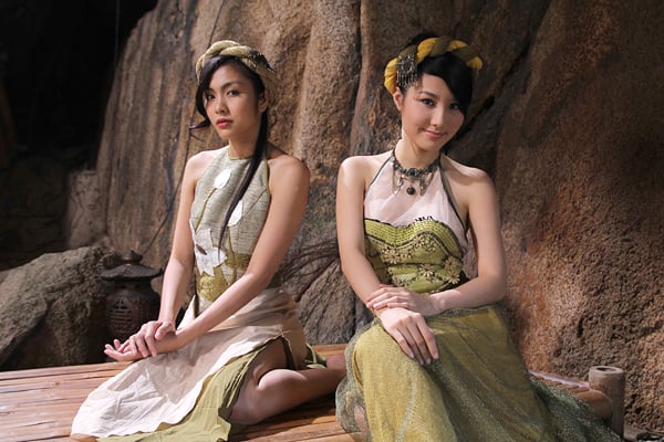 Tăng Thanh Hà và Diễm My 9X khi cùng tham gia một bộ phim.